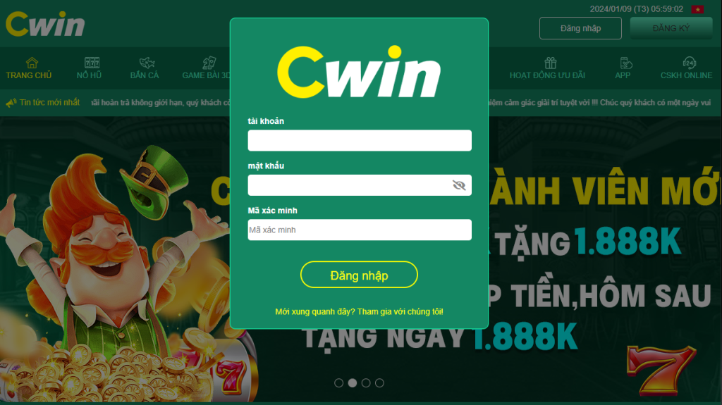 Hướng dẫn đăng nhập CWin cho người mới bắt đầu